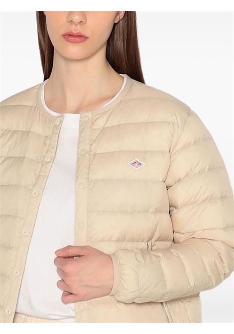 crewneck inner down jacket woman oyster white DANTON | DT-A0001OYSTER WHITE